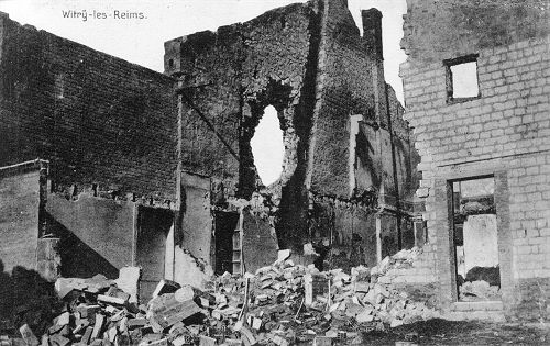 Ruinen in Witry -les-Reims